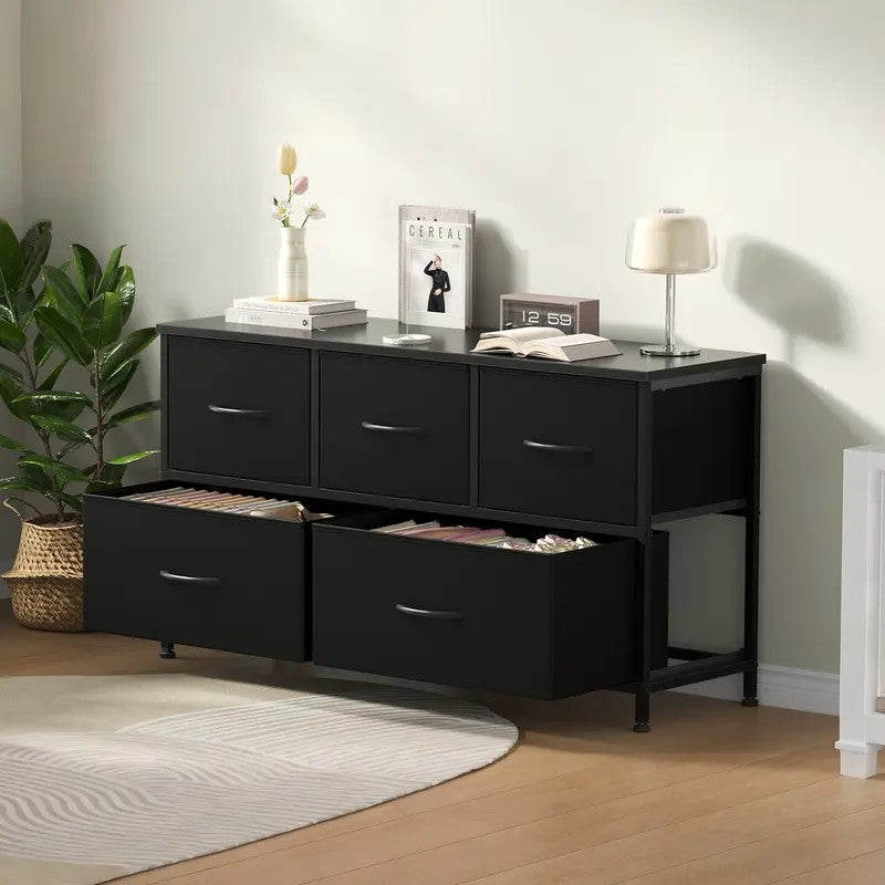 5-Drawer Fabric Storage Tower Dresser