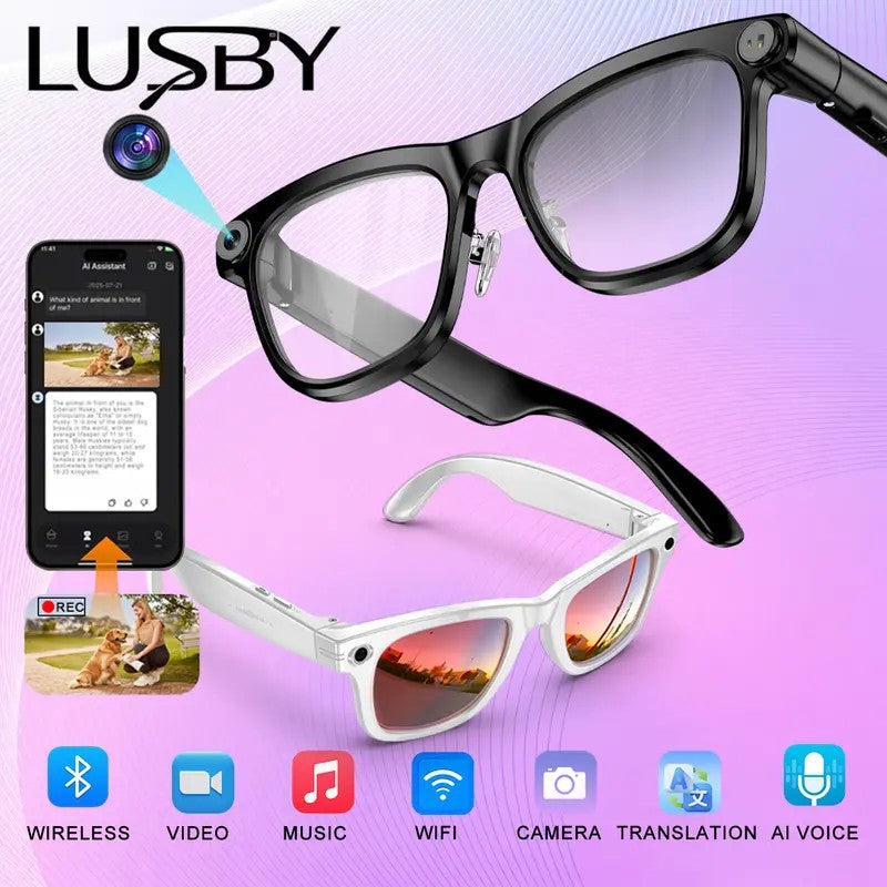 Smart Glasses for Photos, Translation, and Hands-Free Recording