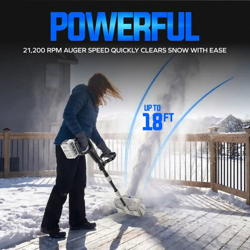 20V Cordless Snow Shovel Kit
