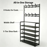 Entryway Organizer Rack