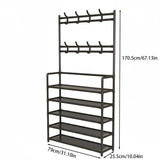 Entryway Organizer Rack