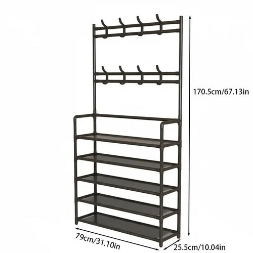 Entryway Organizer Rack