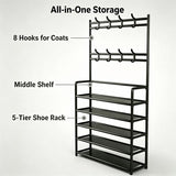 Entryway Organizer Rack