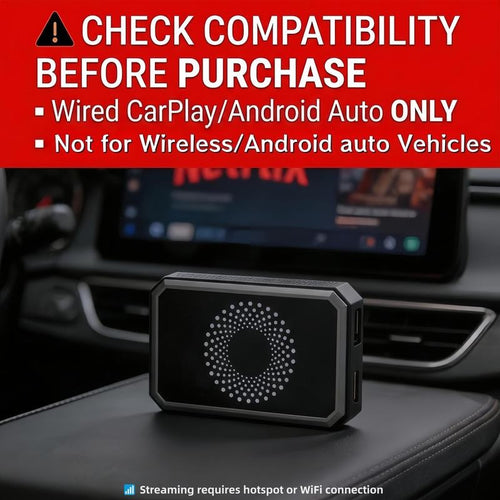 RC23 Wireless CarPlay Adapter for Factory Wired CarPlay/Android Auto