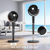 Quiet Adjustable Pedestal Fan for Sleep