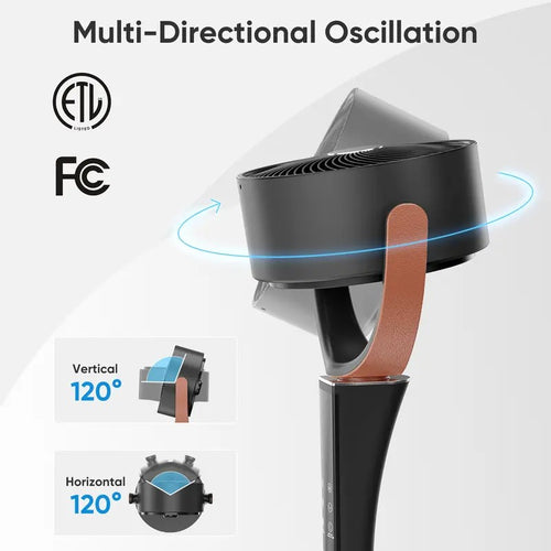 Quiet Adjustable Pedestal Fan