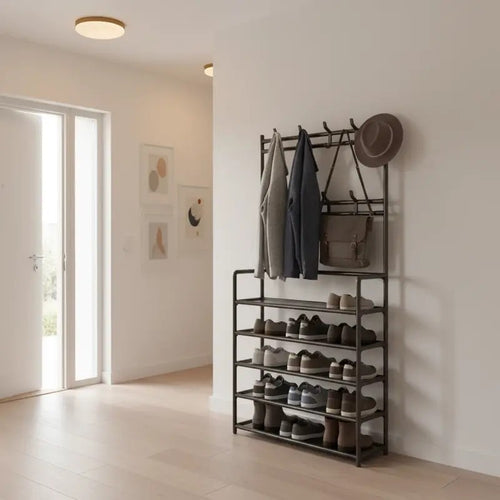 Entryway Organizer Rack