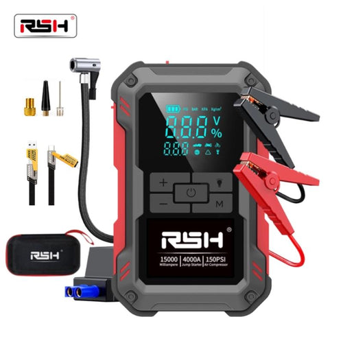 VoltRescue 4-in-1 Jump Starter & Air Compressor