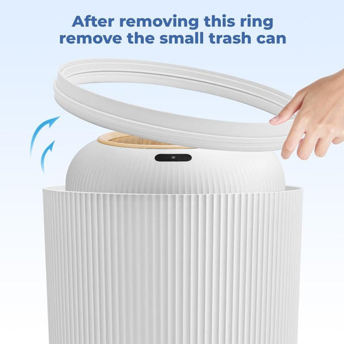 SwiftLid Touchless Trash Can