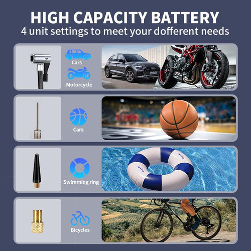VoltRescue 4-in-1 Jump Starter & Air Compressor
