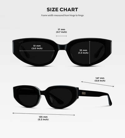 Modern Flat-Lens Cat-Eye Sunglasses