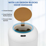 SwiftLid Touchless Trash Can