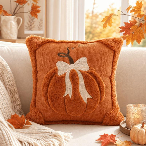 2 Pumpkin Pillow Covers