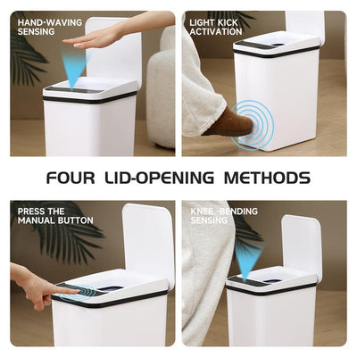 TouchBin 2-Pack Automatic Sensor Trash Cans