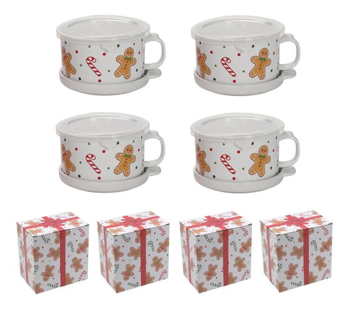 Cozymug set of 4 25-oz Soup Mugs