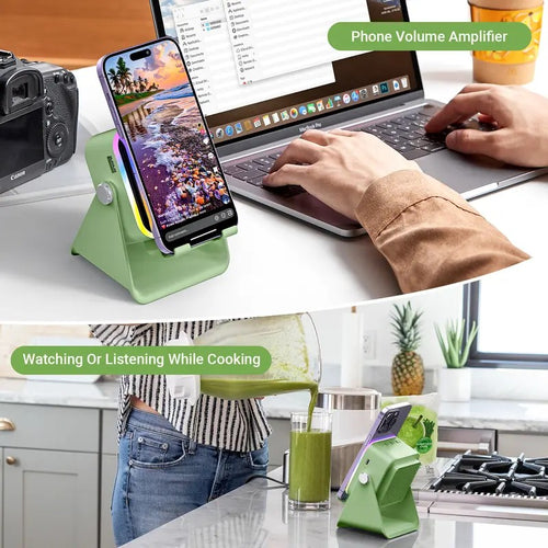 Wireless Induction & Bluetooth Speaker Stand