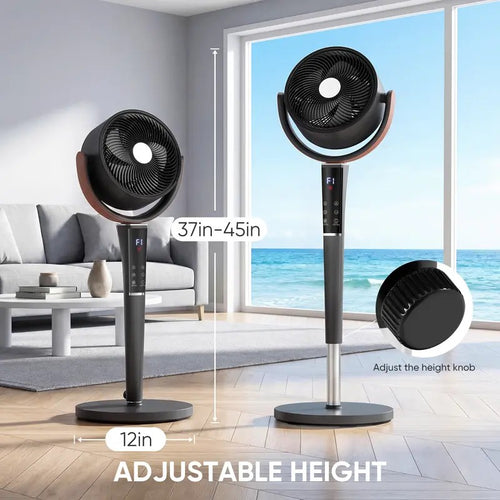 Quiet Adjustable Pedestal Fan