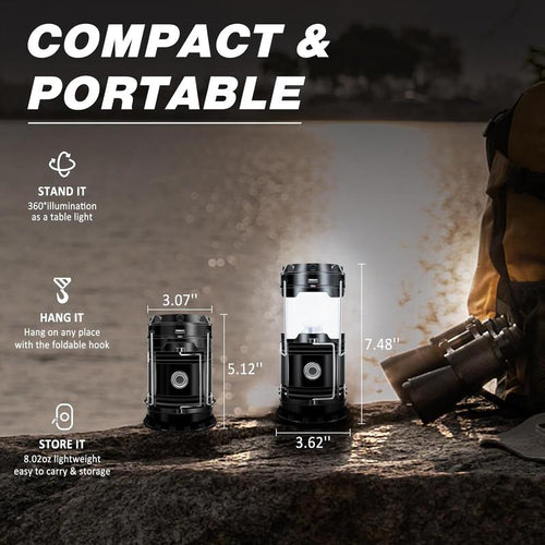 LumaCamp Rechargeable Lantern 4 in 1 Pack