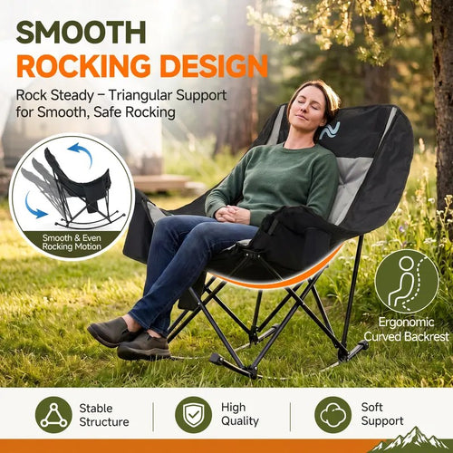 Oversized Heated Rocking Chair
