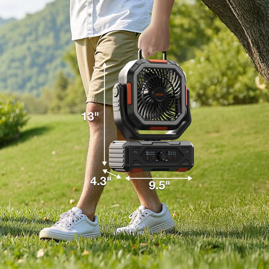 CampBreeze Pro Rechargeable Outdoor Fan