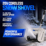 20V Cordless Snow Shovel Kit