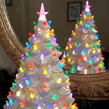 18" Ceramic Nostalgic Christmas Tree