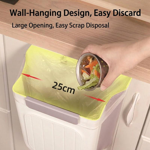 CabinetMate Foldable Hanging Trash Bin