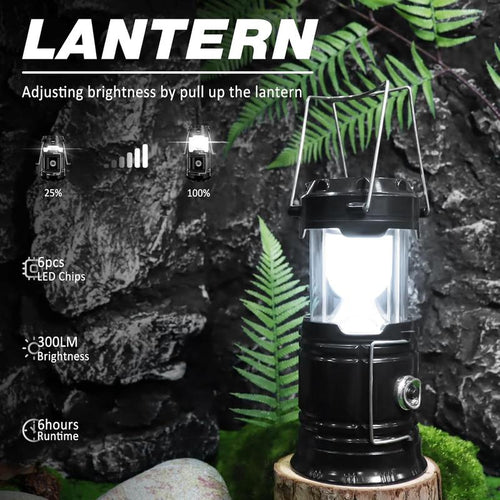 LumaCamp Rechargeable Lantern 4 in 1 Pack