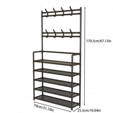 Entryway Organizer Rack