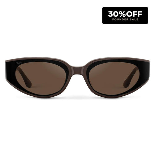 Modern Flat-Lens Cat-Eye Sunglasses