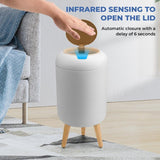 SwiftLid Touchless Trash Can