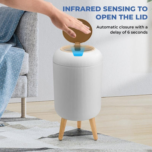 SwiftLid Touchless Trash Can