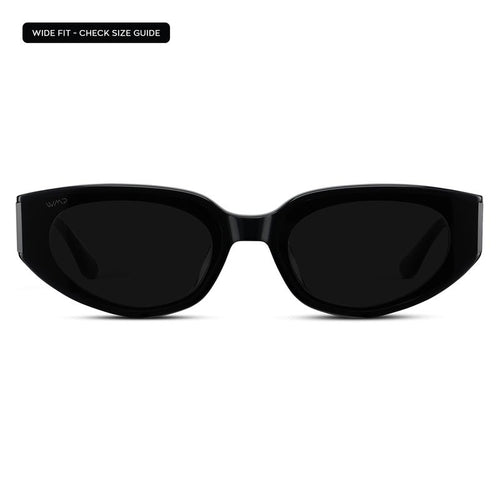 Modern Flat-Lens Cat-Eye Sunglasses
