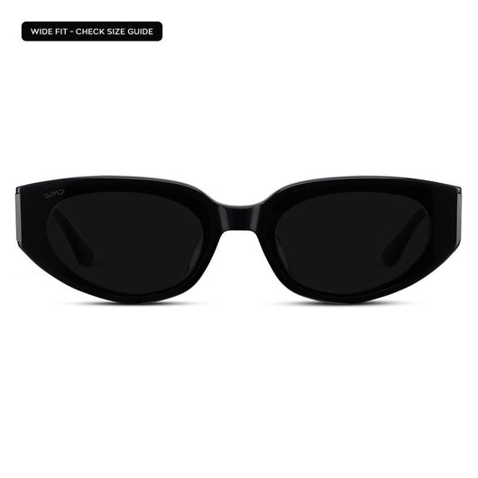 Modern Flat-Lens Cat-Eye Sunglasses