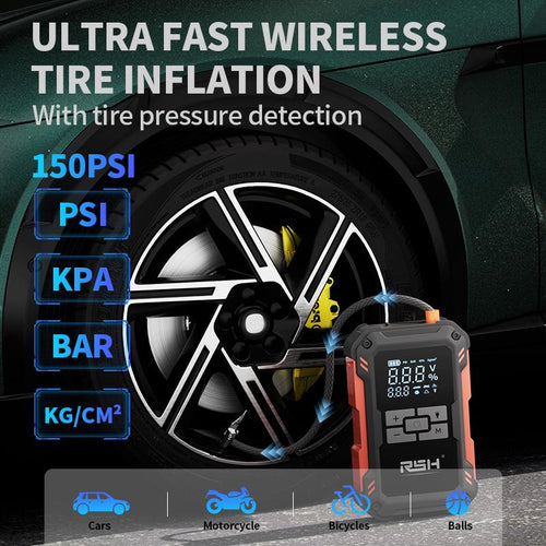 VoltRescue 4-in-1 Jump Starter & Air Compressor