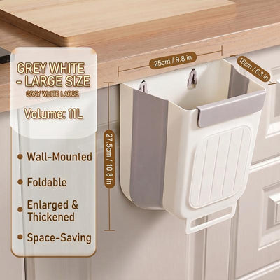 CabinetMate Foldable Hanging Trash Bin