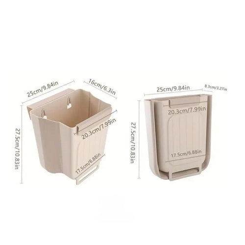 CabinetMate Foldable Hanging Trash Bin