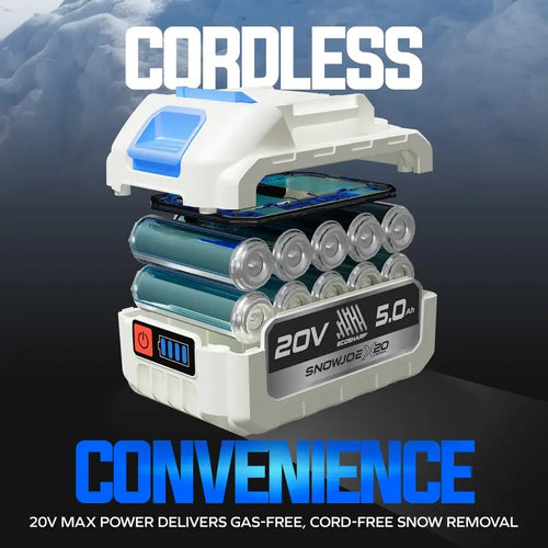 20V Cordless Snow Shovel Kit