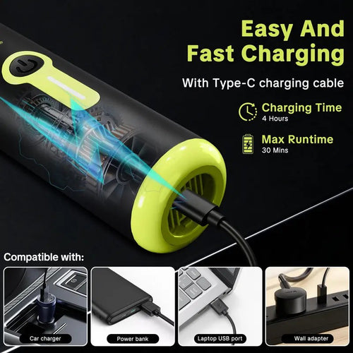 SEESE 2-in-1 Cordless Vacuum & Air Duster