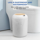 SwiftLid Touchless Trash Can