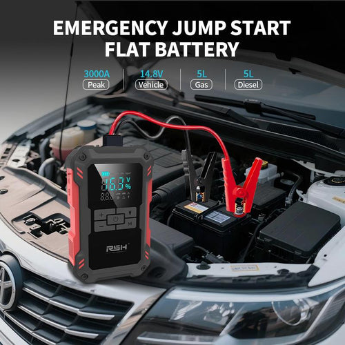 VoltRescue 4-in-1 Jump Starter & Air Compressor
