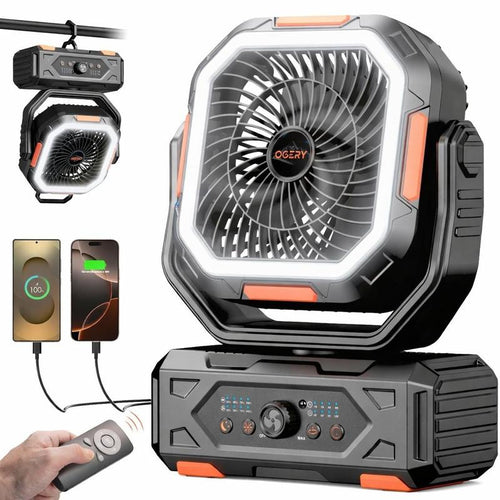 CampBreeze Pro Rechargeable Outdoor Fan
