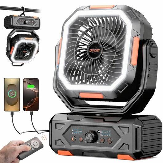 CampBreeze Pro Rechargeable Outdoor Fan