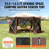 HavenShade 12.5FT Outdoor Screen Gazebo
