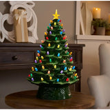 18" Ceramic Nostalgic Christmas Tree