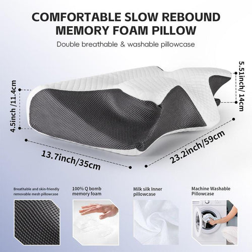 Ergonomic Memory Foam Pillow