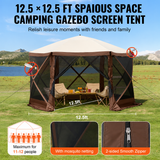 HavenShade 12.5FT Outdoor Screen Gazebo