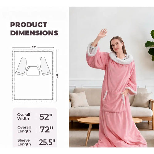 Wearable Heated Blanket for Hands-Free Warmth