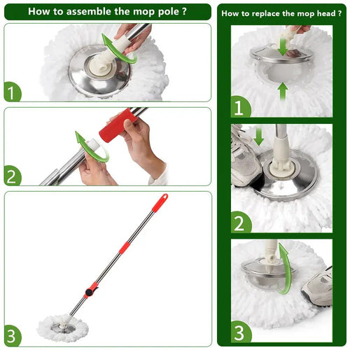 NEW Spin Mop Bucket Set