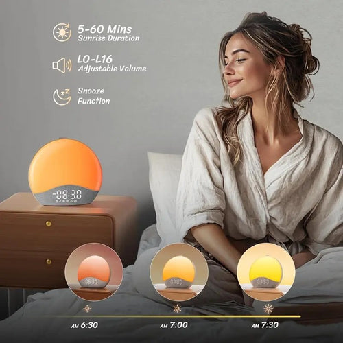 Sunrise Alarm Clock with Wake-Up Light